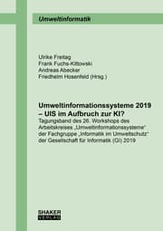 Cover von Umweltinformationssysteme 2019 - UIS im Aufbruch zur KI?