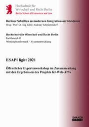 Cover von ESAPI light 2021