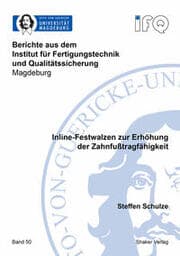 Cover von Inline-Festwalzen zur Erhöhung der Zahnfußtragfähigkeit
