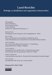 Cover von Land-Berichte. Beiträge zu ländlichen und regionalen Lebenswelten
