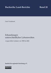 Cover von Erkundung unterschiedlicher Lebenswelten