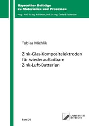 Cover von Zink-Glas-Kompositelektroden für wiederaufladbare Zink-Luft-Batterien