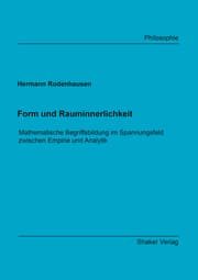 Cover von Form und Rauminnerlichkeit