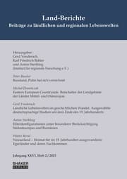 Cover von Land-Berichte. Beiträge zu ländlichen und regionalen Lebenswelten
