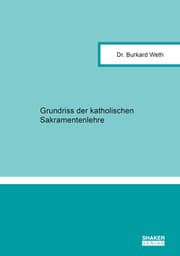 Cover von Grundriss der katholischen Sakramentenlehre