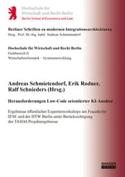 Cover von Herausforderungen Low-Code orientierter KI-Ansätze