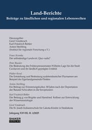 Cover von Land-Berichte. Beiträge zu ländlichen und regionalen Lebenswelten