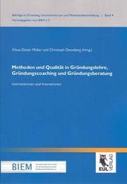 Cover von Methoden und Qualität in Gründungslehre, Gründungscoaching und Gründungsberatung