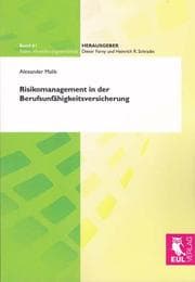 Cover von Risikomanagement in der Berufsunfähigkeitsversicherung