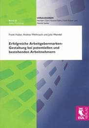 Cover von Erfolgreiche Arbeitgebermarken-Gestaltung bei potentiellen und bestehenden Arbeitnehmern