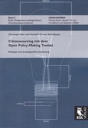 Cover von Citizensourcing mit dem Open Policy-Making Toolset