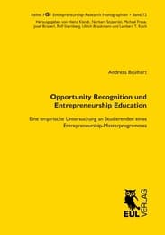 Cover von Opportunity Recognition und Entrepreneurship Education