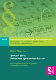 Cover von Entwurf eines Krisenmanagementhandbuches