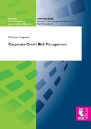 Cover von Corporate Credit Risk Management