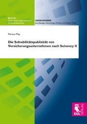 Cover von Die Solvabilitätspublizität von Versicherungsunternehmen nach Solvency II
