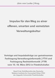 Cover von Impulse für den Weg zu einer offenen, smarten und vernetzten Verwaltungskultur