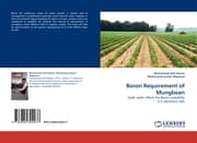 Cover von Boron Requirement of Mungbean