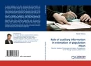 Cover von Role of auxiliary information in estimation of population mean