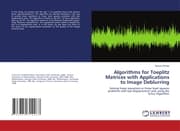 Cover von Algorithms for Toeplitz Matrices with Applications to Image Deblurring