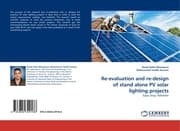 Cover von Re-evaluation and re-design of stand alone PV solar lighting projects