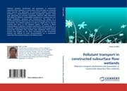 Cover von Pollutant transport in constructed subsurface flow wetlands