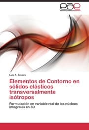 Cover von Elementos de Contorno en sólidos elásticos transversalmente isótropos