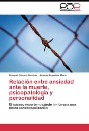 Cover von Relación entre ansiedad ante la muerte, psicopatología y personalidad