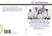 Cover von Globalisierung.Was u.a.Gerhard Schröder dazu sagt