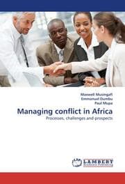 Cover von Managing conflict in Africa
