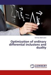 Cover von Optimization of ordinary differential inclusions and duality