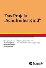 Cover von Das Projekt 'Schulreifes Kind'