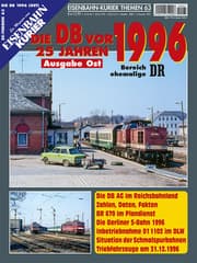 Cover von Die DB vor 25 Jahren - 1996 Ausgabe Ost