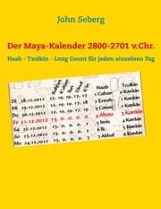 Cover von Der Maya-Kalender 2800-2701 v.Chr.