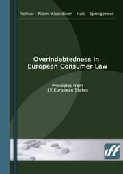 Cover von Overindebtedness in European Consumer Law