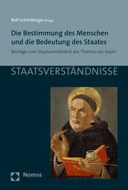 Cover von Die Bestimmung des Menschen und die Bedeutung des Staates