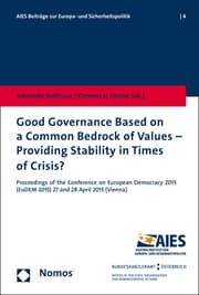 Cover von Good Governance Based on a Common Bedrock of Values - Providing Stability in Times of Crisis?