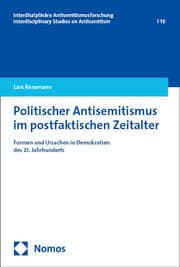 Cover von Politischer Antisemitismus im postfaktischen Zeitalter