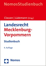 Cover von Landesrecht Mecklenburg-Vorpommern