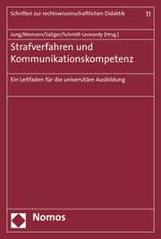 Cover von Strafverfahren und Kommunikationskompetenz