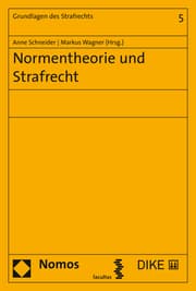 Cover von Normentheorie und Strafrecht