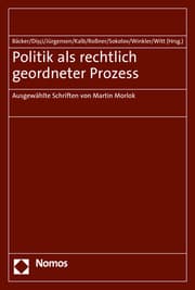 Cover von Politik als rechtlich geordneter Prozess