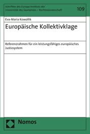 Cover von Europäische Kollektivklage