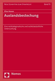 Cover von Auslandsbestechung