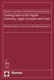 Cover von Trading Data in the Digital Economy: Legal Concepts and Tools
