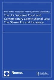 Cover von The U.S. Supreme Court and Contemporary Constitutional Law: The Obama Era and Its Legacy