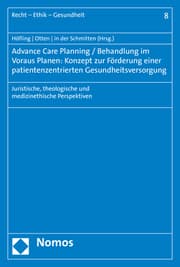 Cover von Advance Care Planning / Behandlung im Voraus Planen: Konzept zur Förderung einer patientenzentrierten Gesundheitsversorgung