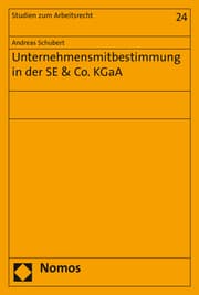 Cover von Unternehmensmitbestimmung in der SE & Co. KGaA