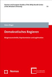 Cover von Demokratisches Regieren