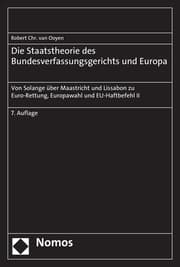 Cover von Die Staatstheorie des Bundesverfassungsgerichts und Europa