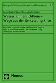 Cover von Wasserrahmenrichtlinie - Wege aus der Umsetzungskrise